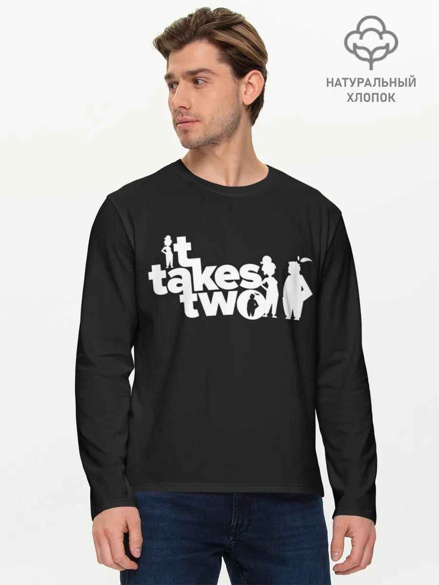 Мужской лонгслив базовый / It Takes Two