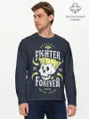 Мужской лонгслив базовый / Fighter forever