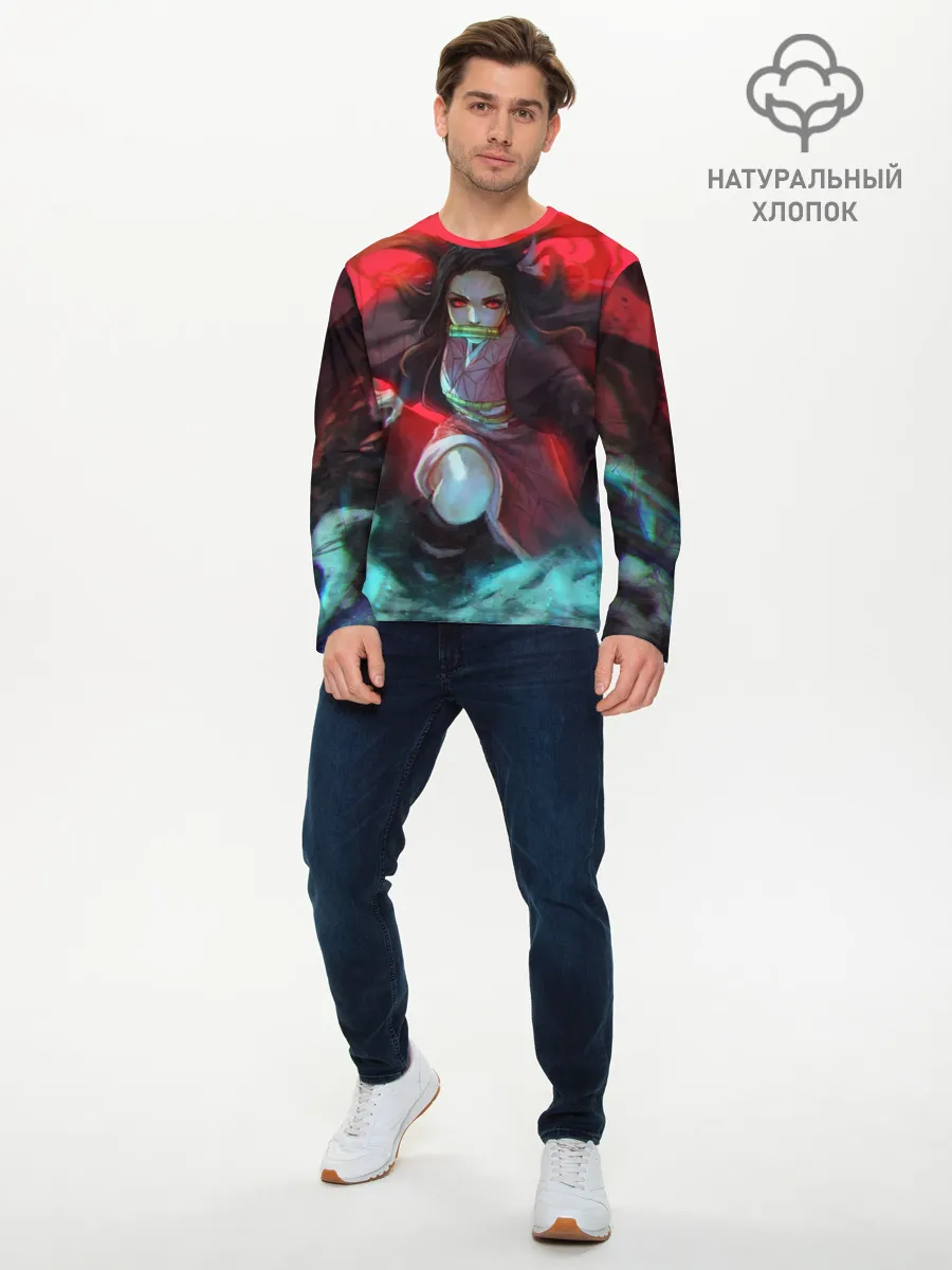 Мужской лонгслив базовый / НЕЗУКО ИЗ КЛИНКА