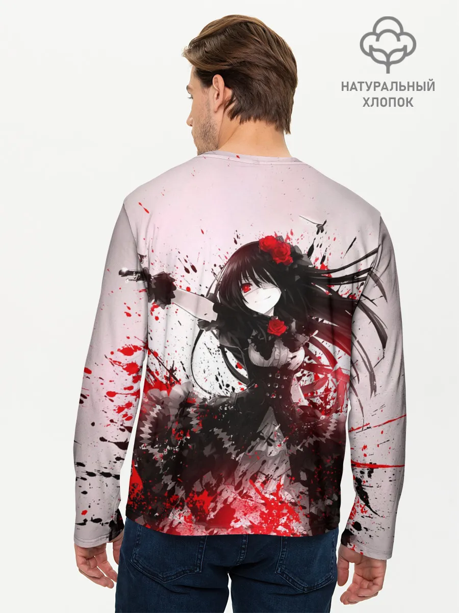 Мужской лонгслив базовый / рандеву с жизнью