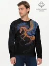 Мужской лонгслив базовый / Pegasus wings