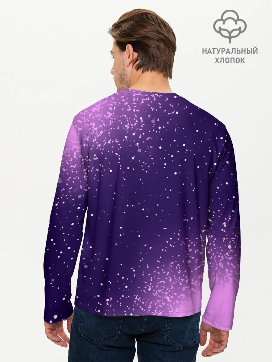 Мужской лонгслив базовый / AMONG US - SPACE