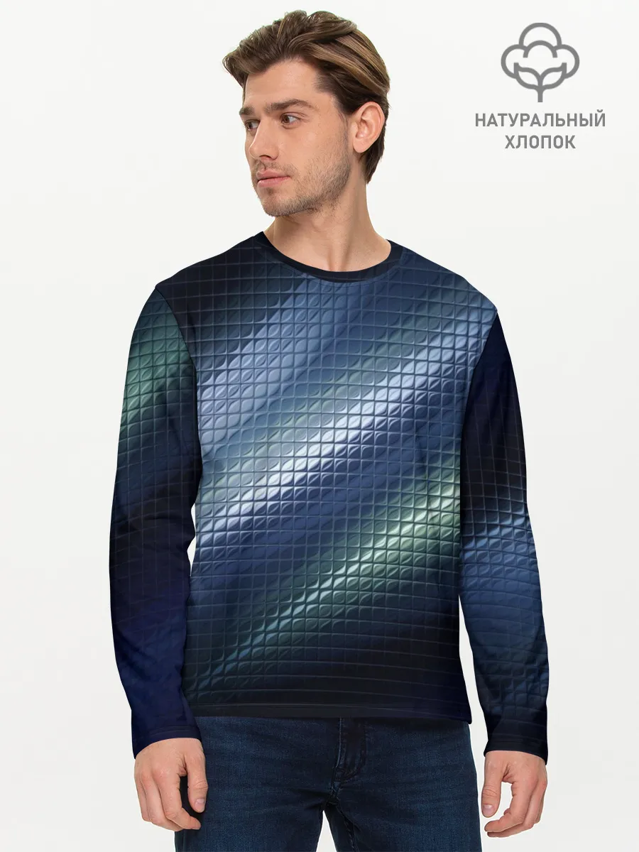 Мужской лонгслив базовый / Текстура