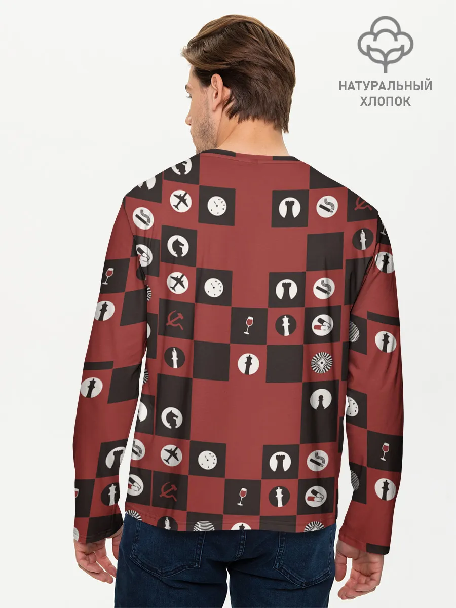 Мужской лонгслив базовый / Ход королевы / The Que