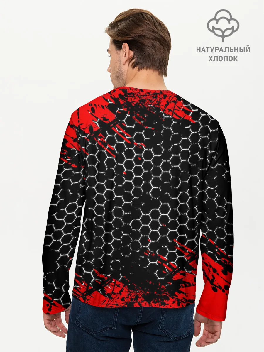 Мужской лонгслив базовый / Among Us Impostor Gun