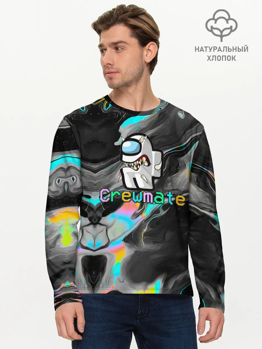 Мужской лонгслив базовый / Among Us