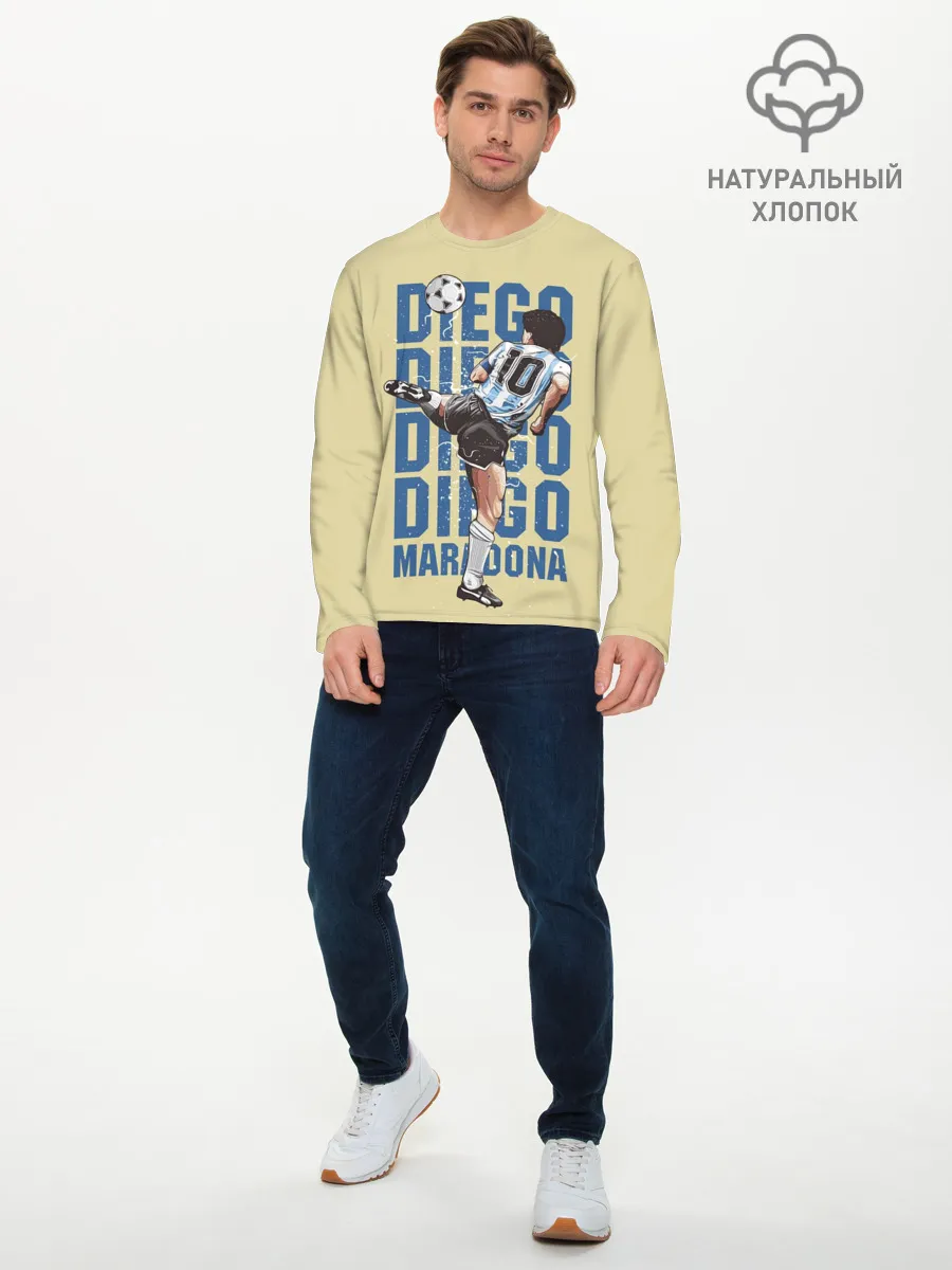 Мужской лонгслив базовый / Diego Diego