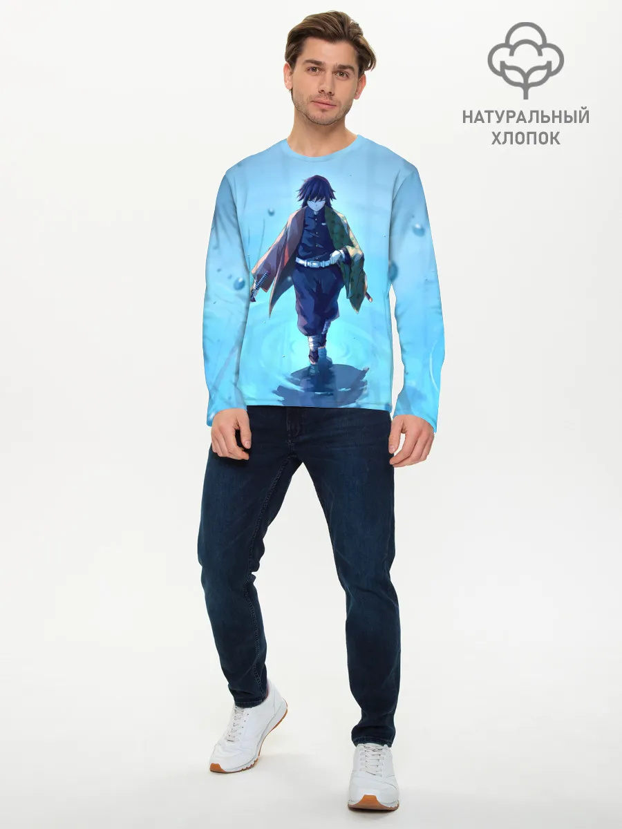 Мужской лонгслив базовый / ГИЮ ТОМИОКА