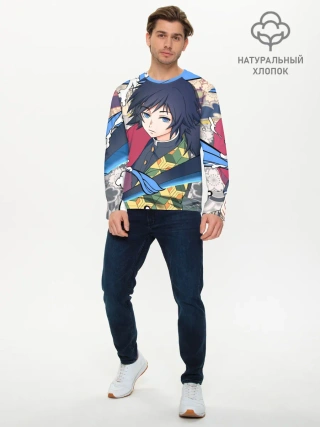 Мужской лонгслив базовый / ГИЮ ТОМИОКА ФРЕСКА