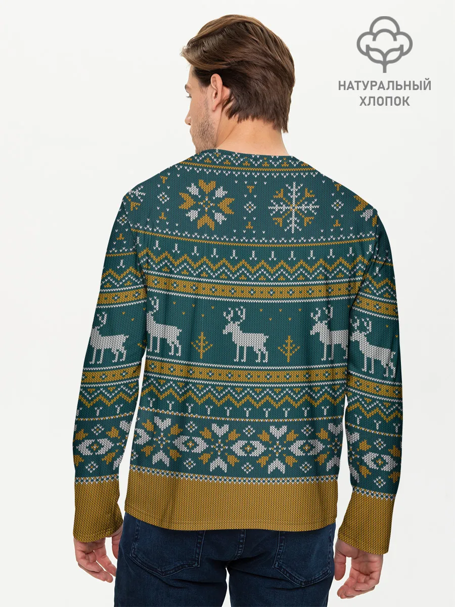 Мужской лонгслив базовый / Кэлвин Кэнди