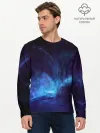 Мужской лонгслив базовый / Космос