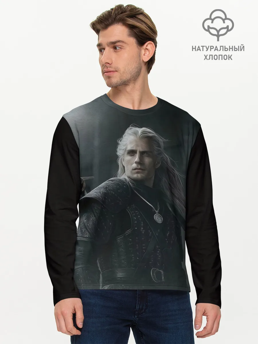 Мужской лонгслив базовый / Ведьмак 2