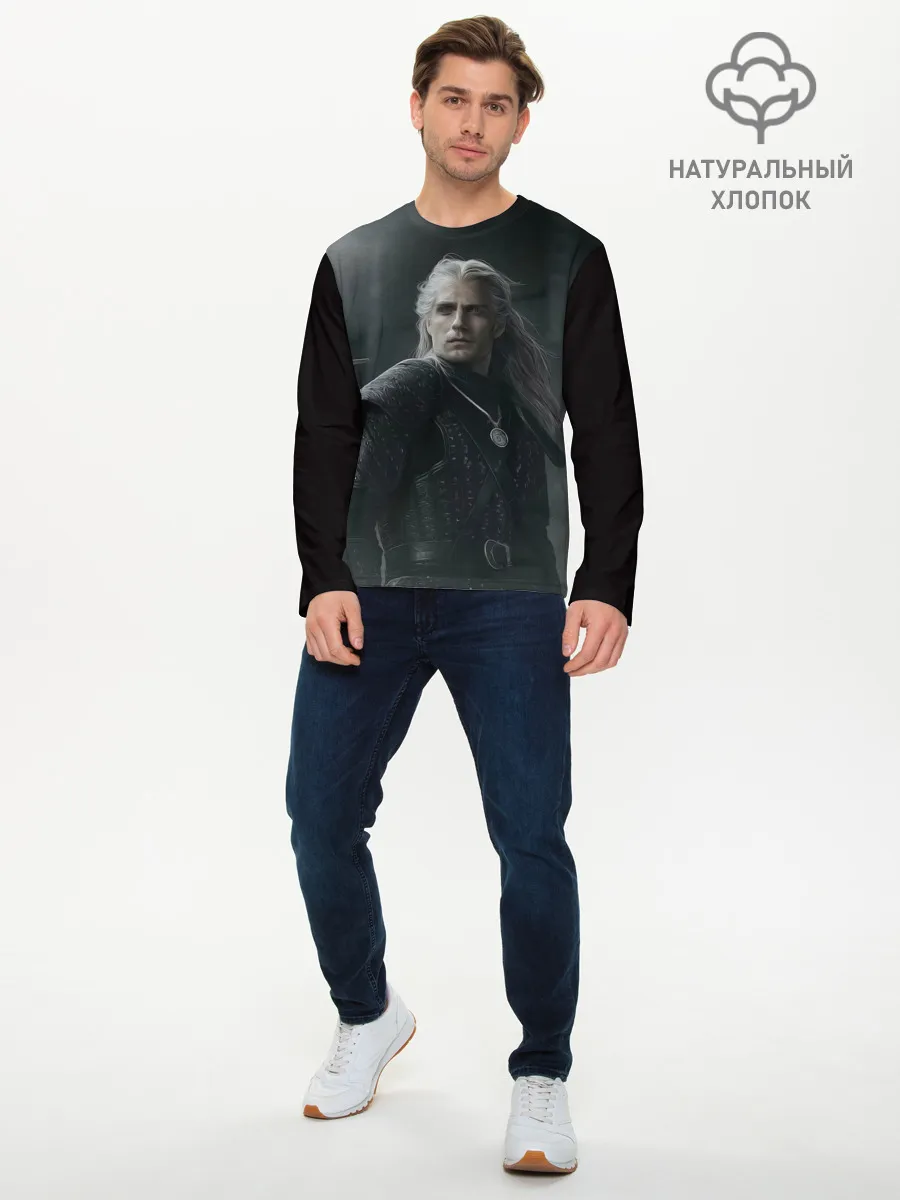 Мужской лонгслив базовый / Ведьмак 2