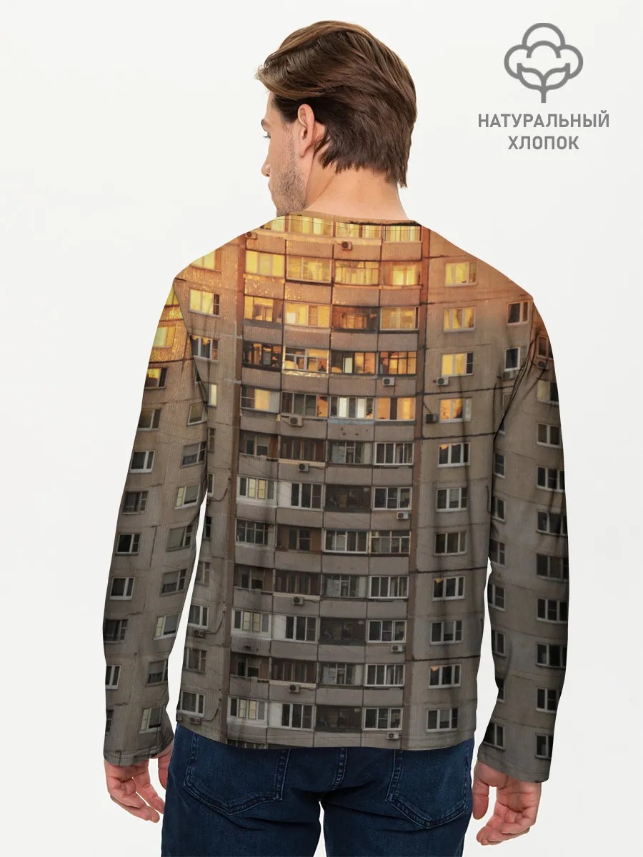 Мужской лонгслив базовый / Панелька