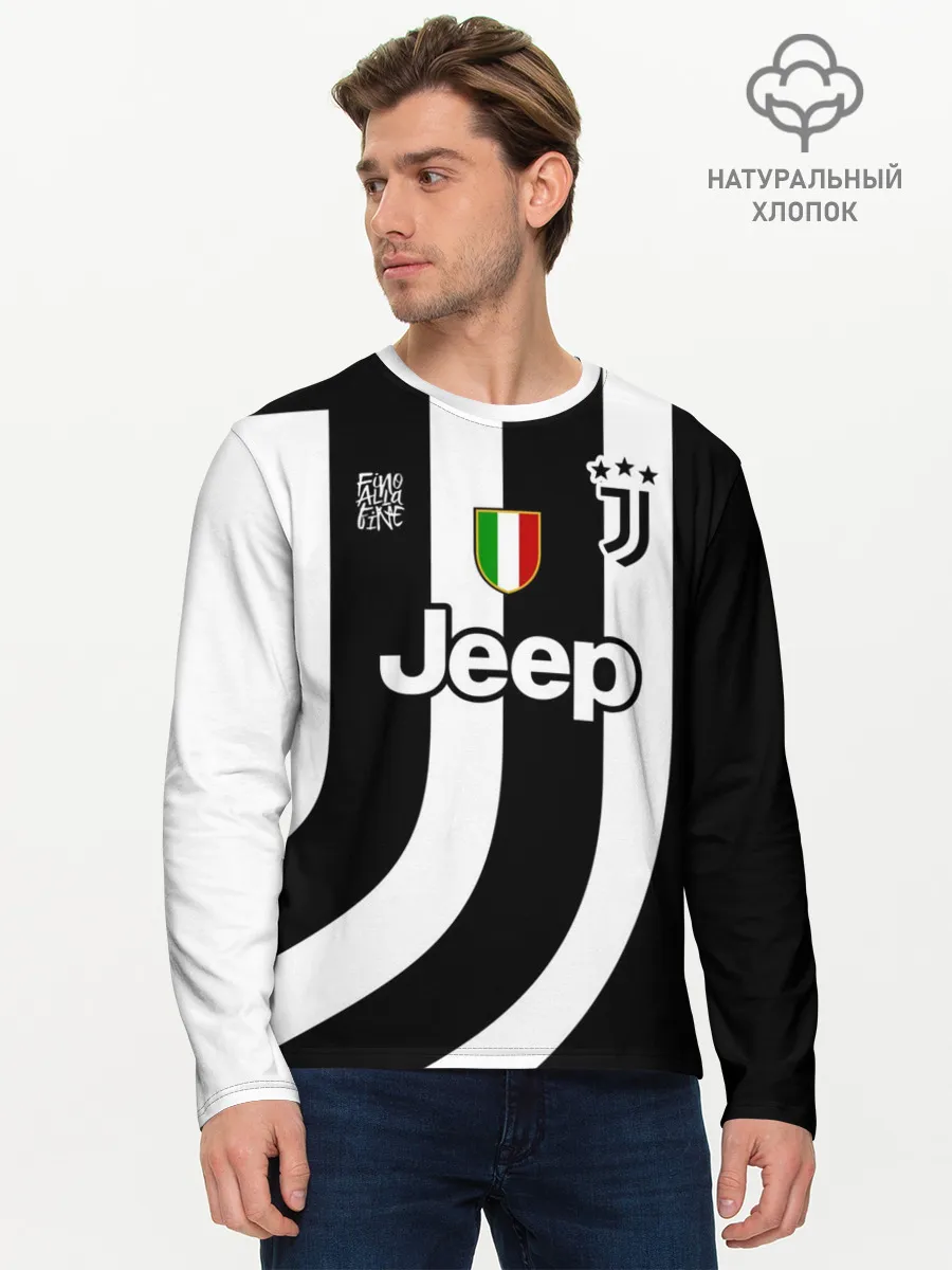Мужской лонгслив базовый / JUVENTUS