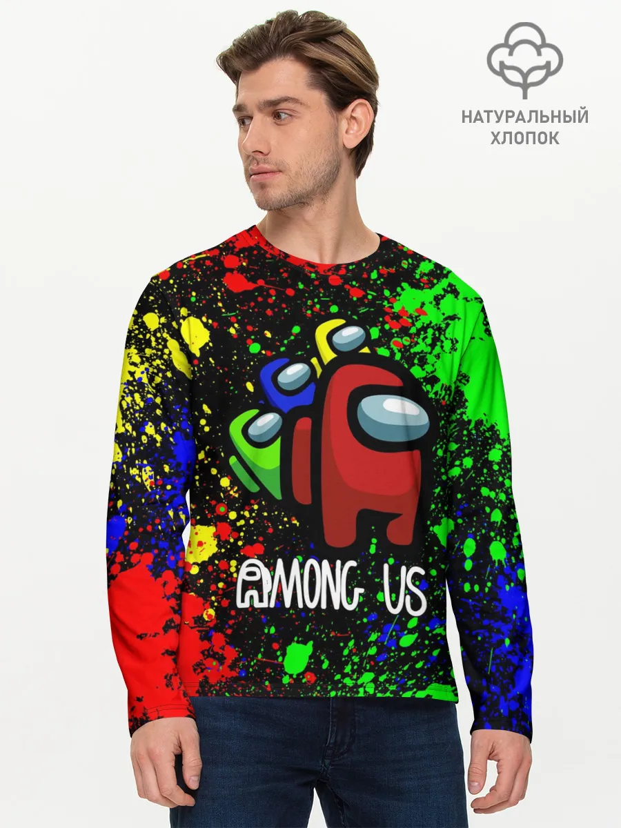 Мужской лонгслив базовый / AMONG US