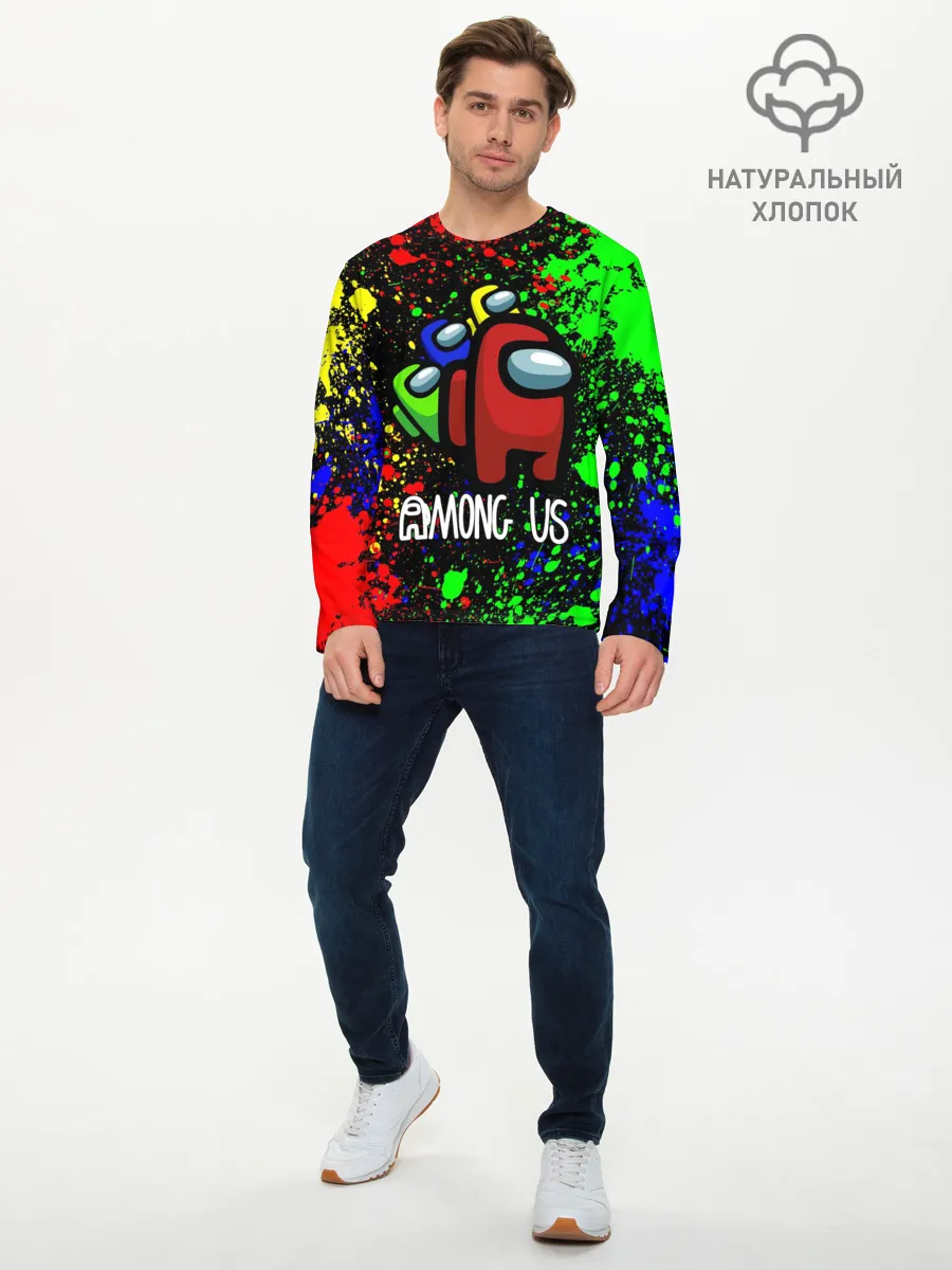 Мужской лонгслив базовый / AMONG US