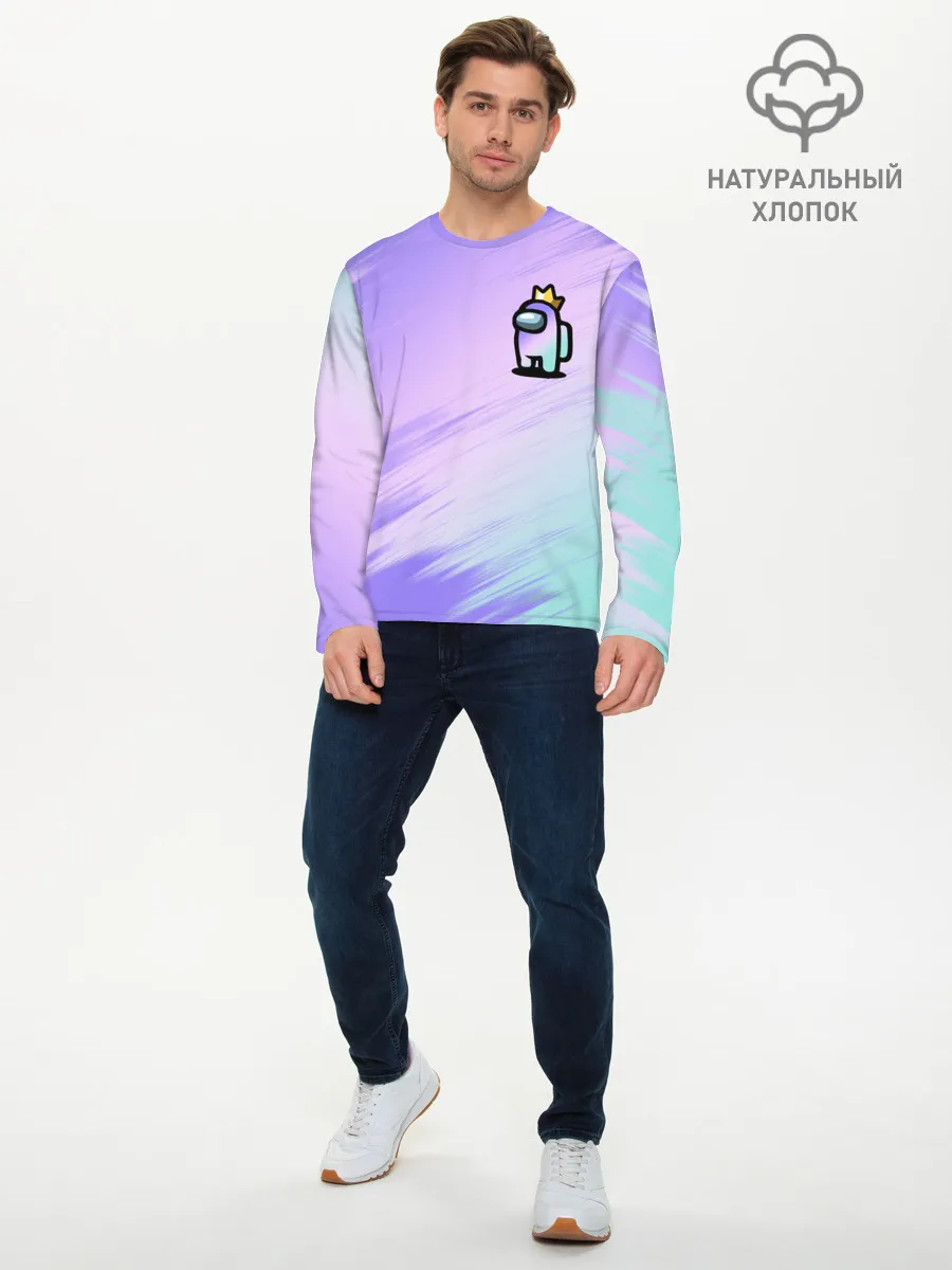 Мужской лонгслив базовый / AMONG US GRADIENT