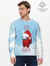 Мужской лонгслив базовый / SUS HAPPY AMONG US