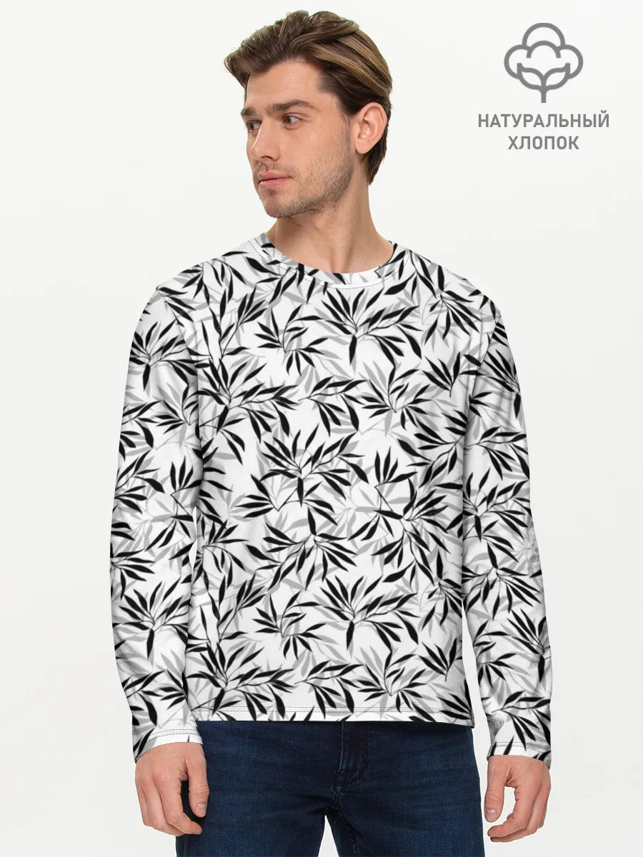Мужской лонгслив базовый / Дзен