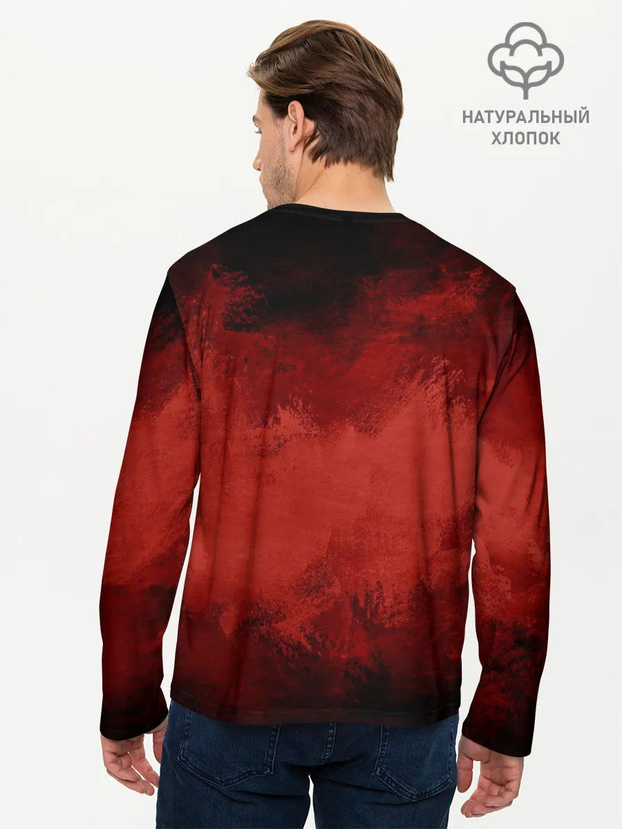 Мужской лонгслив базовый / Molon Labe