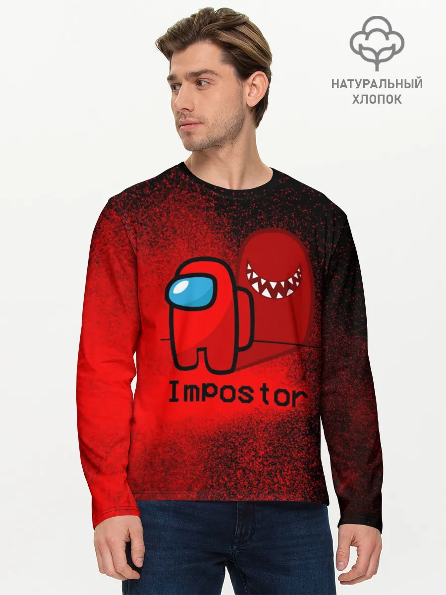 Мужской лонгслив базовый / AMONG US