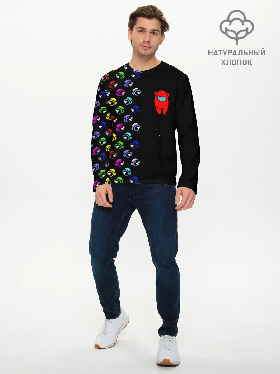 Мужской лонгслив базовый / AMONG US