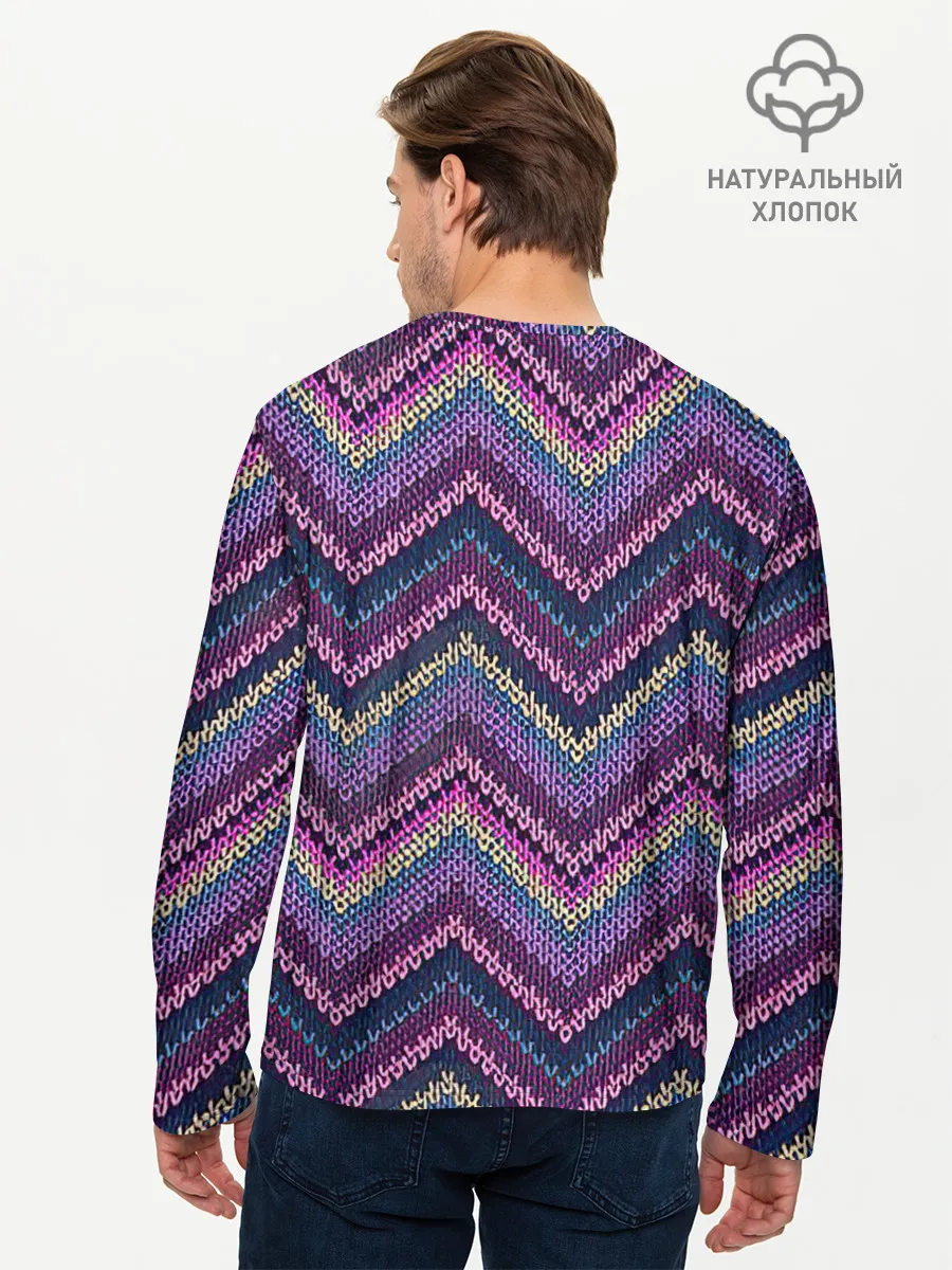 Мужской лонгслив базовый / Вязь