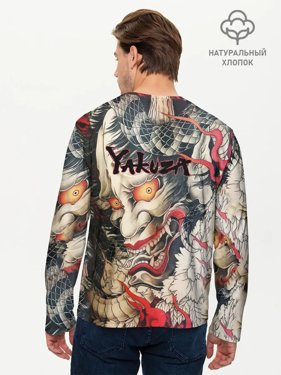 Мужской лонгслив базовый / Самурай