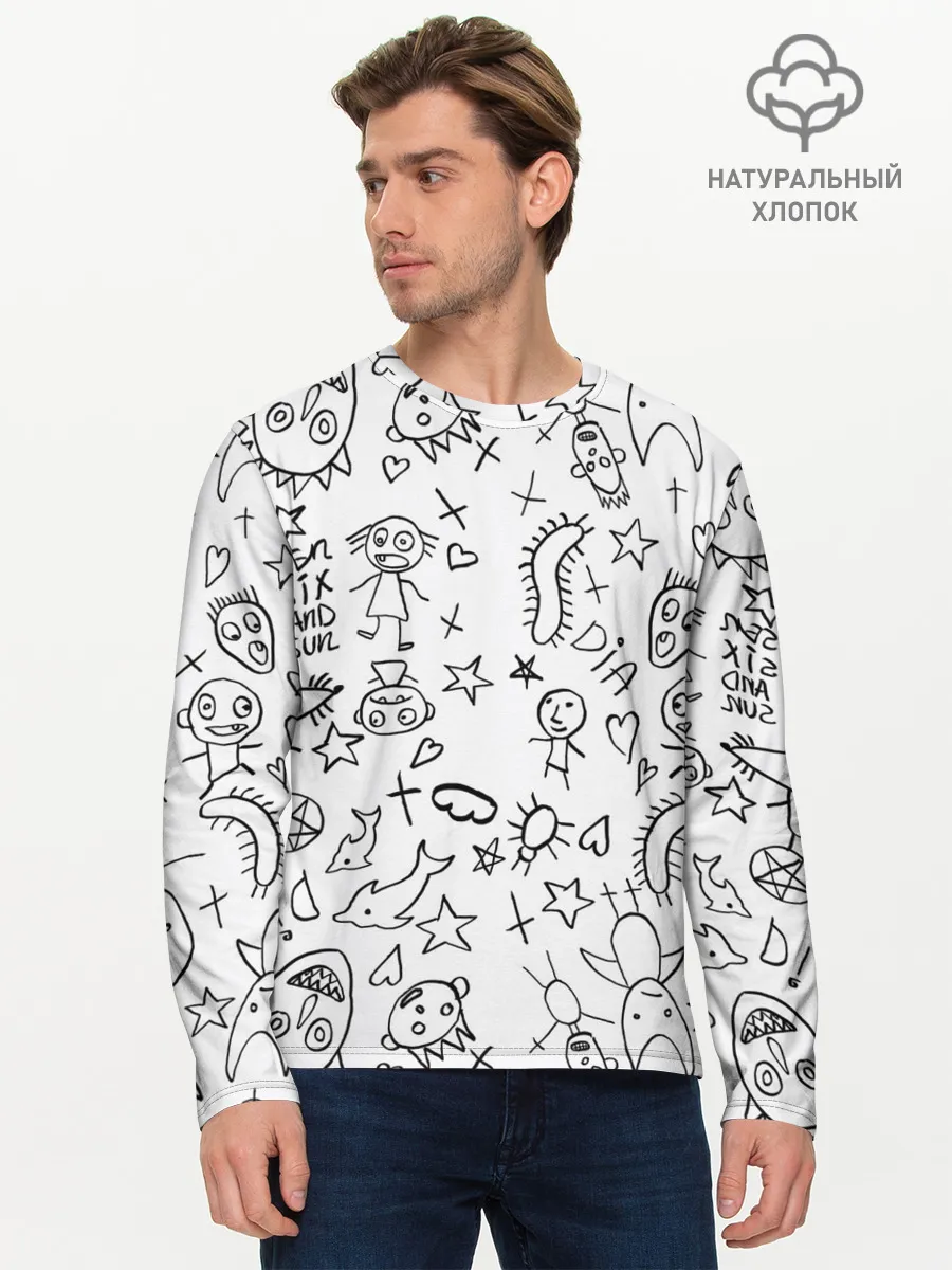 Мужской лонгслив базовый / DIE ANTWOORD