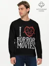 Мужской лонгслив базовый / I Love Horror Movies