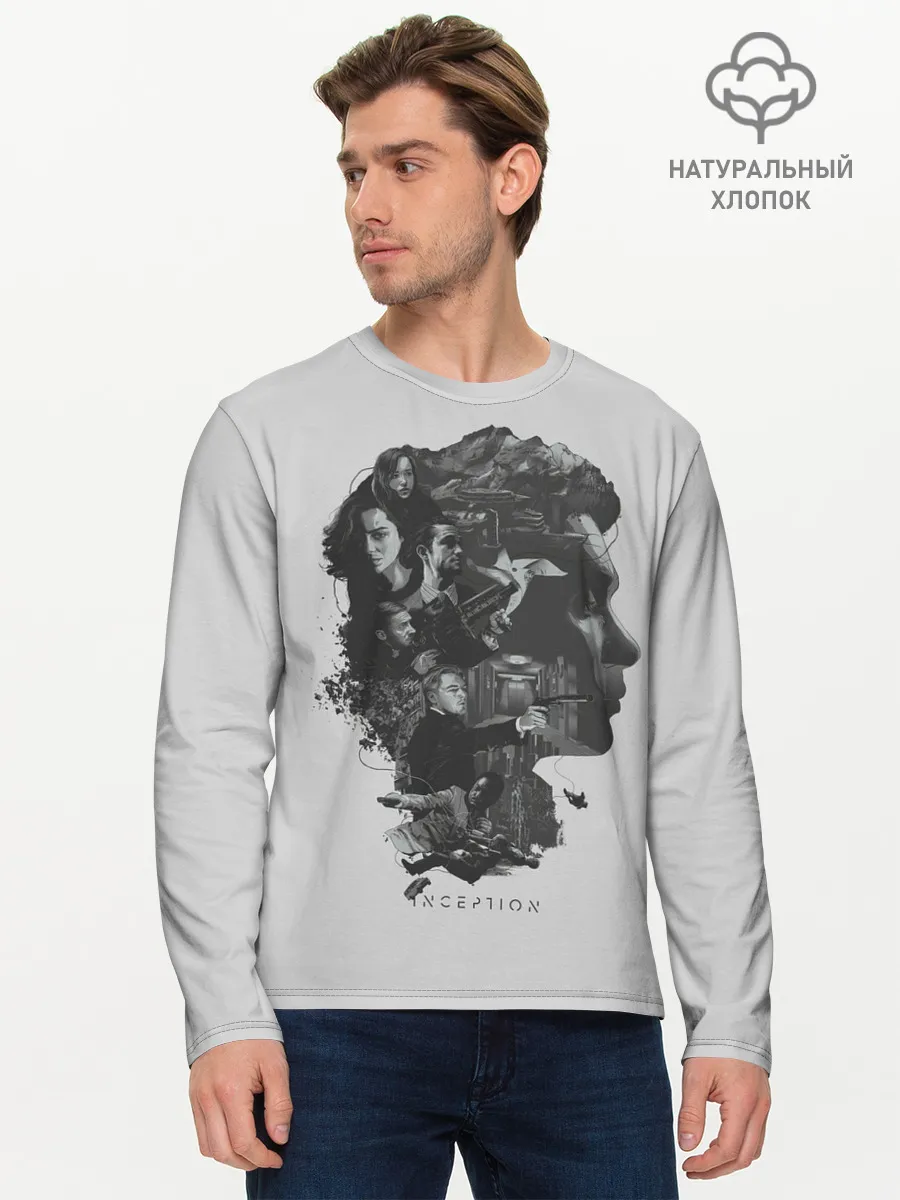 Мужской лонгслив базовый / Inception