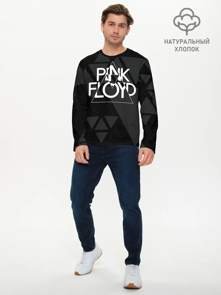 Мужской лонгслив базовый / Pink Floyd