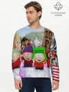 Мужской лонгслив базовый / Южный Парк / South Park .