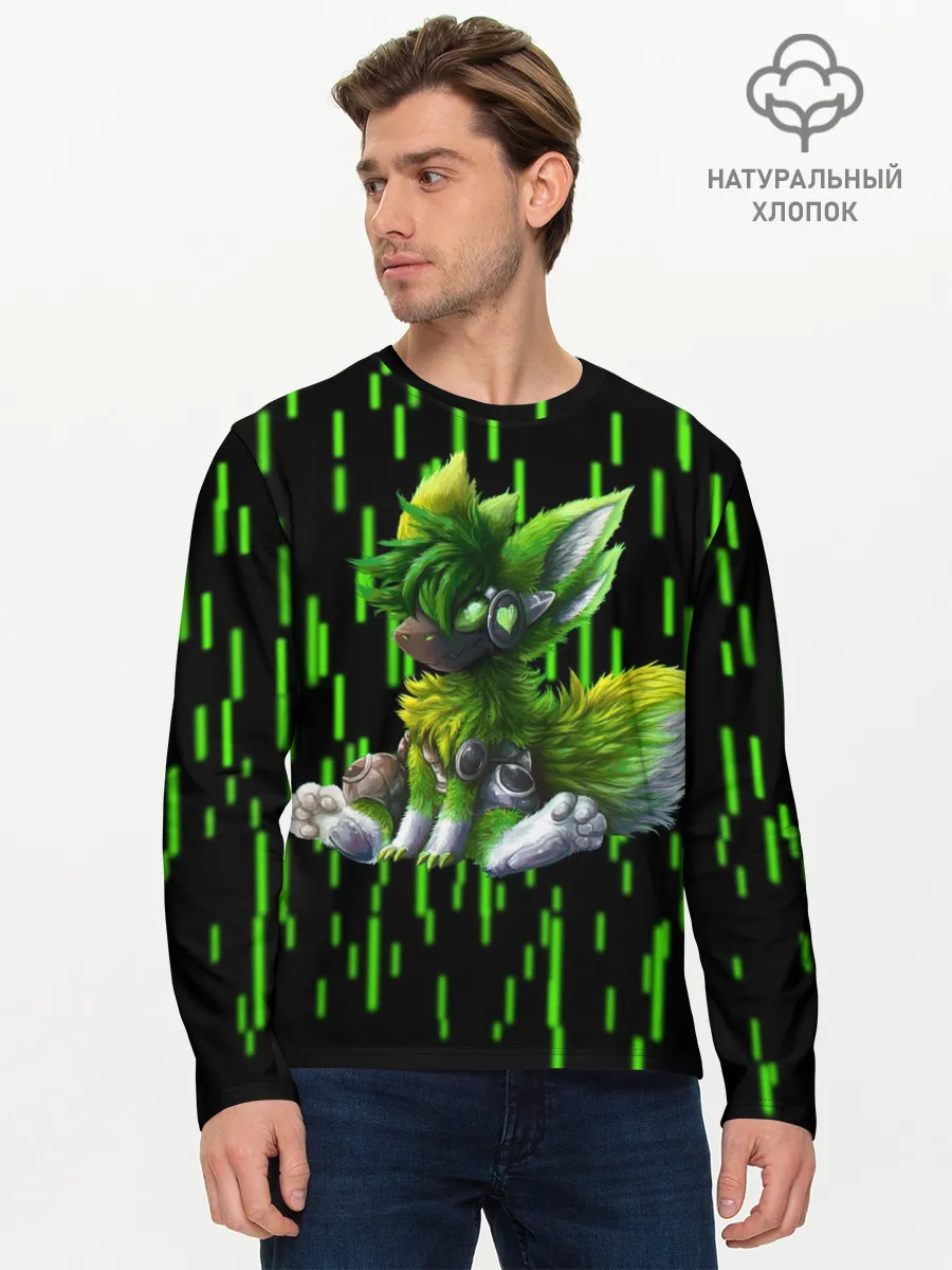 Мужской лонгслив базовый / Protogen music