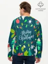 Мужской лонгслив базовый / Merry Christmas