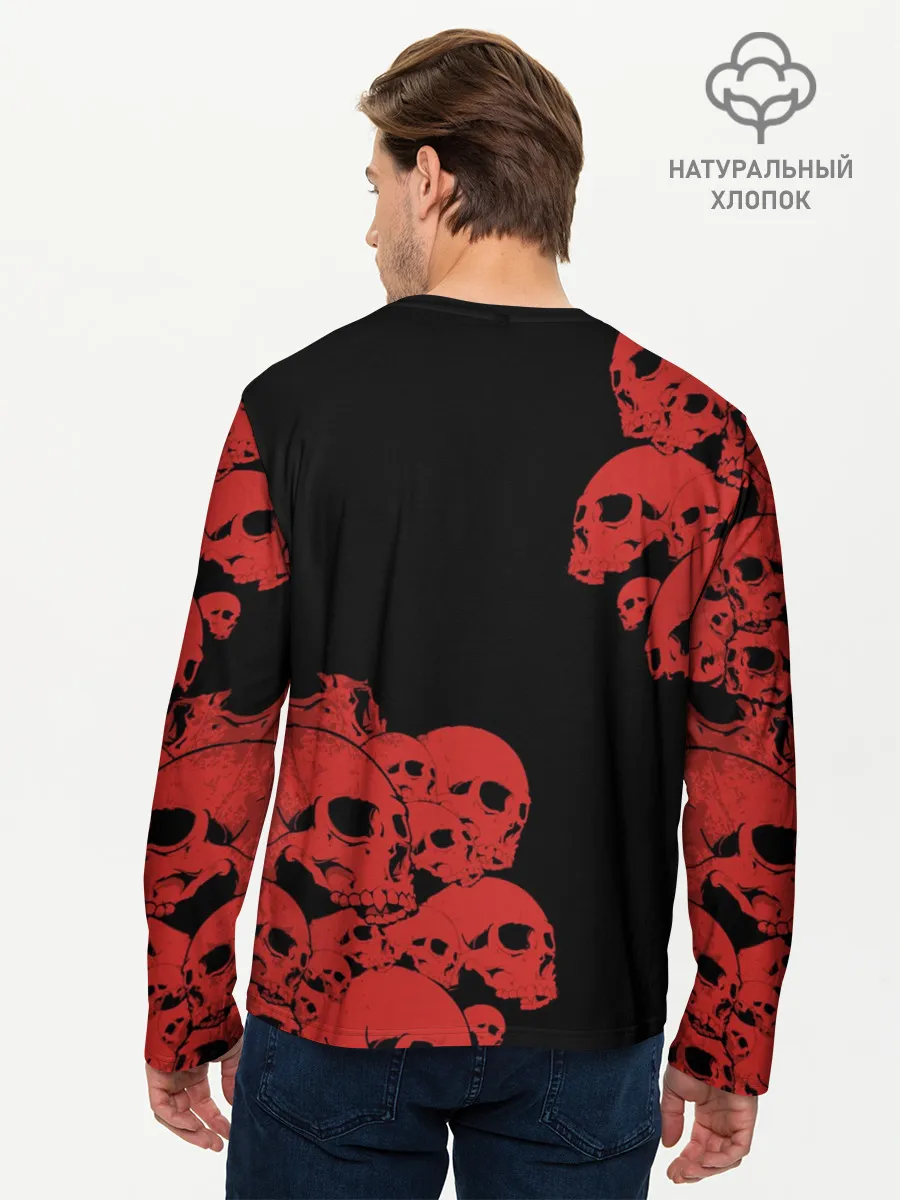 Мужской лонгслив базовый / Horror