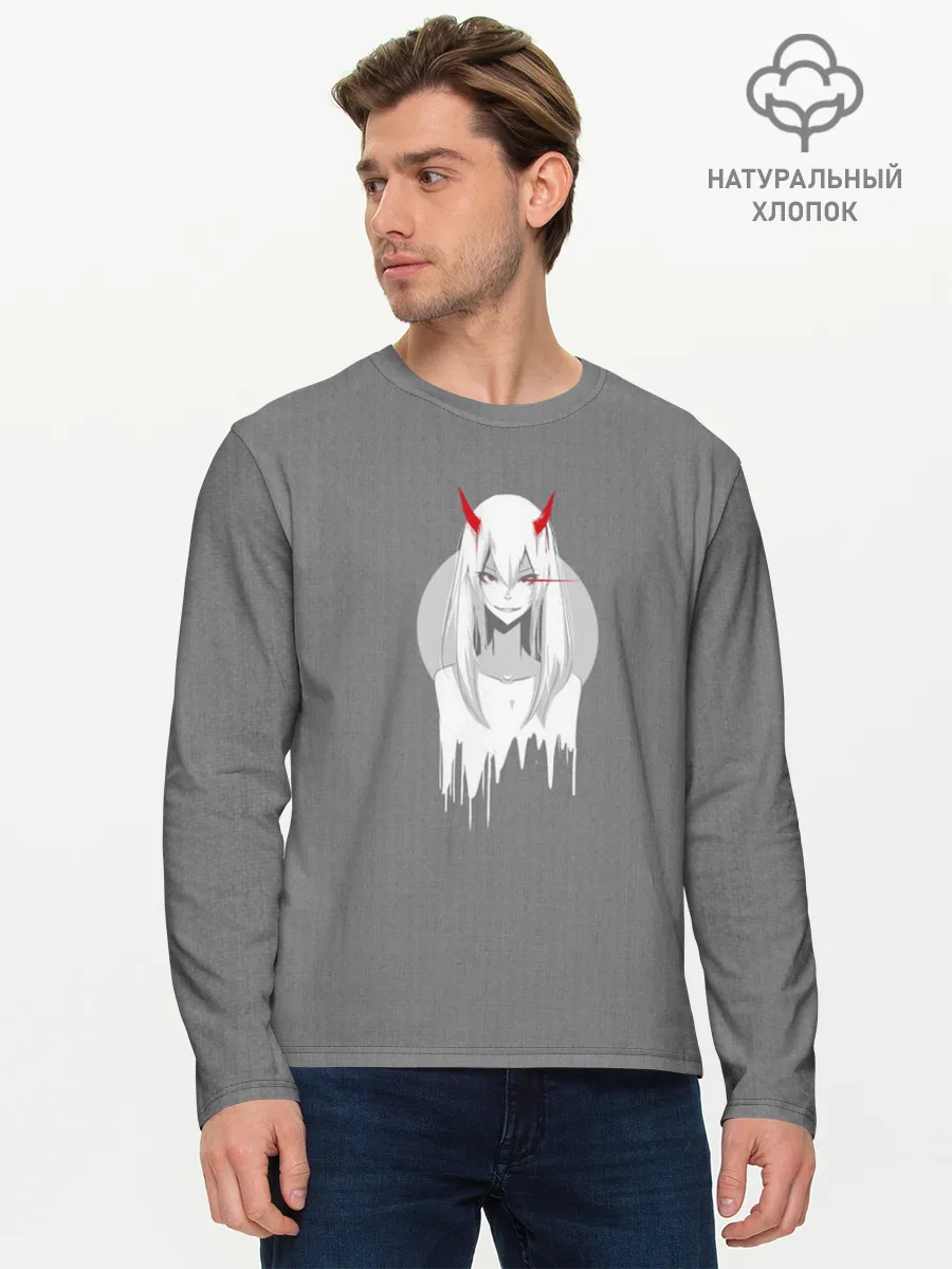 Мужской лонгслив базовый / Убийца Напарников Zero Two