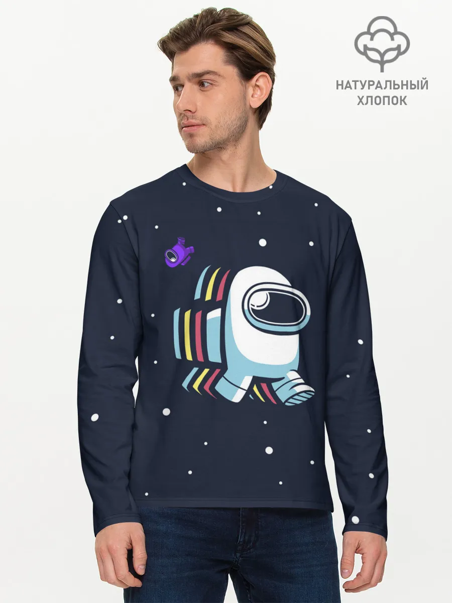 Мужской лонгслив базовый / Among Us | Many