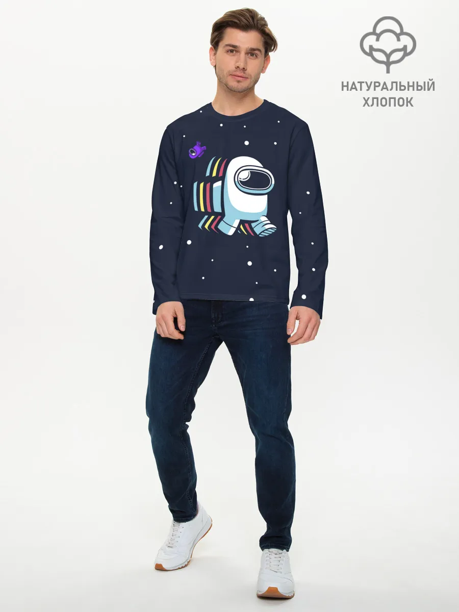 Мужской лонгслив базовый / Among Us | Many