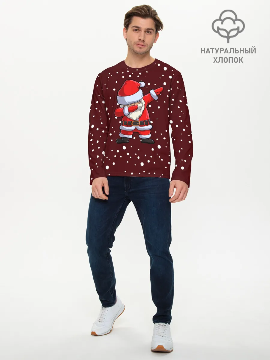 Мужской лонгслив базовый / Dab-Santa