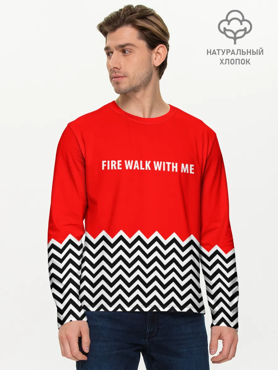 Мужской лонгслив базовый / Twin Peaks