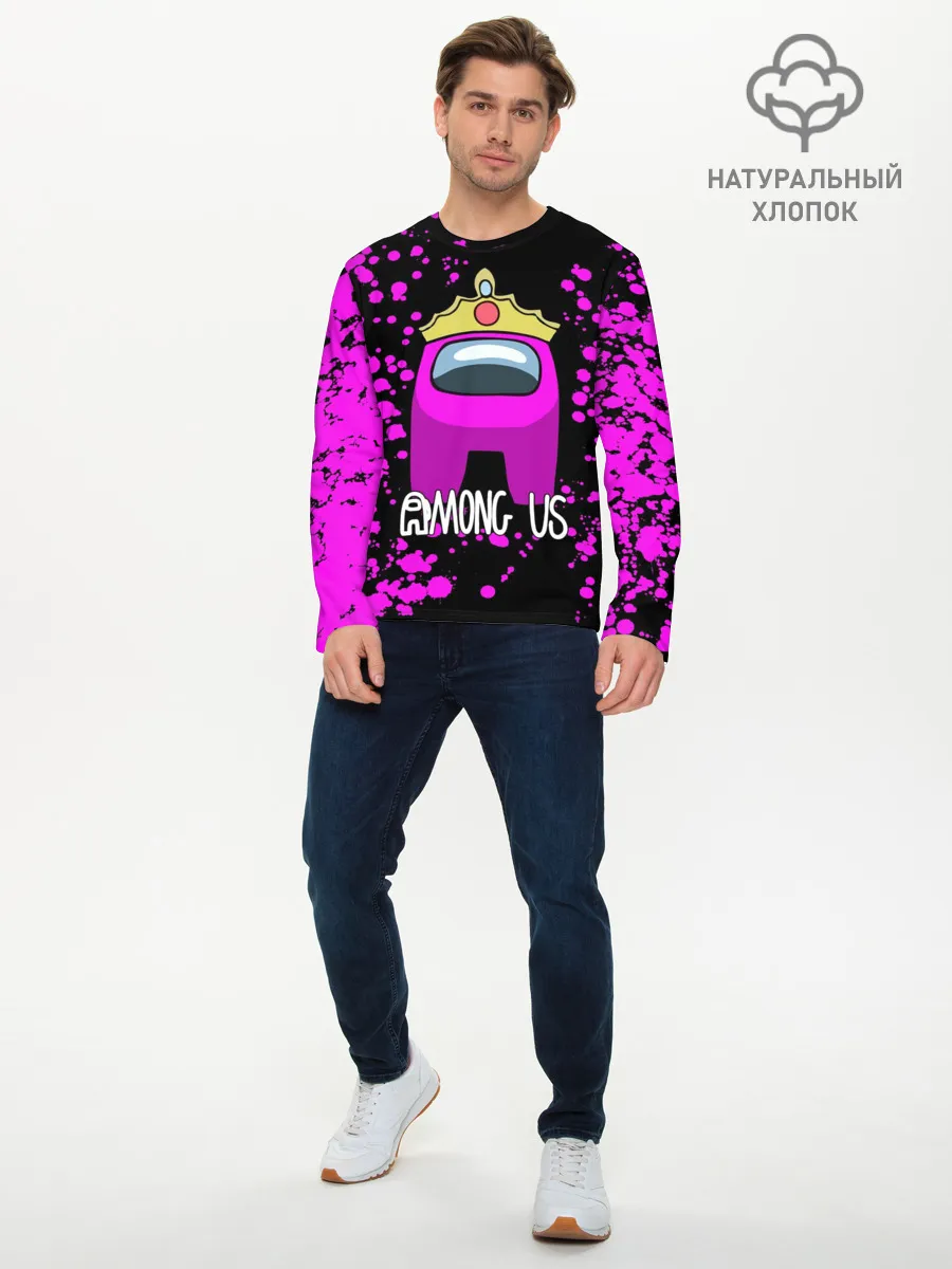 Мужской лонгслив базовый / AMONG US
