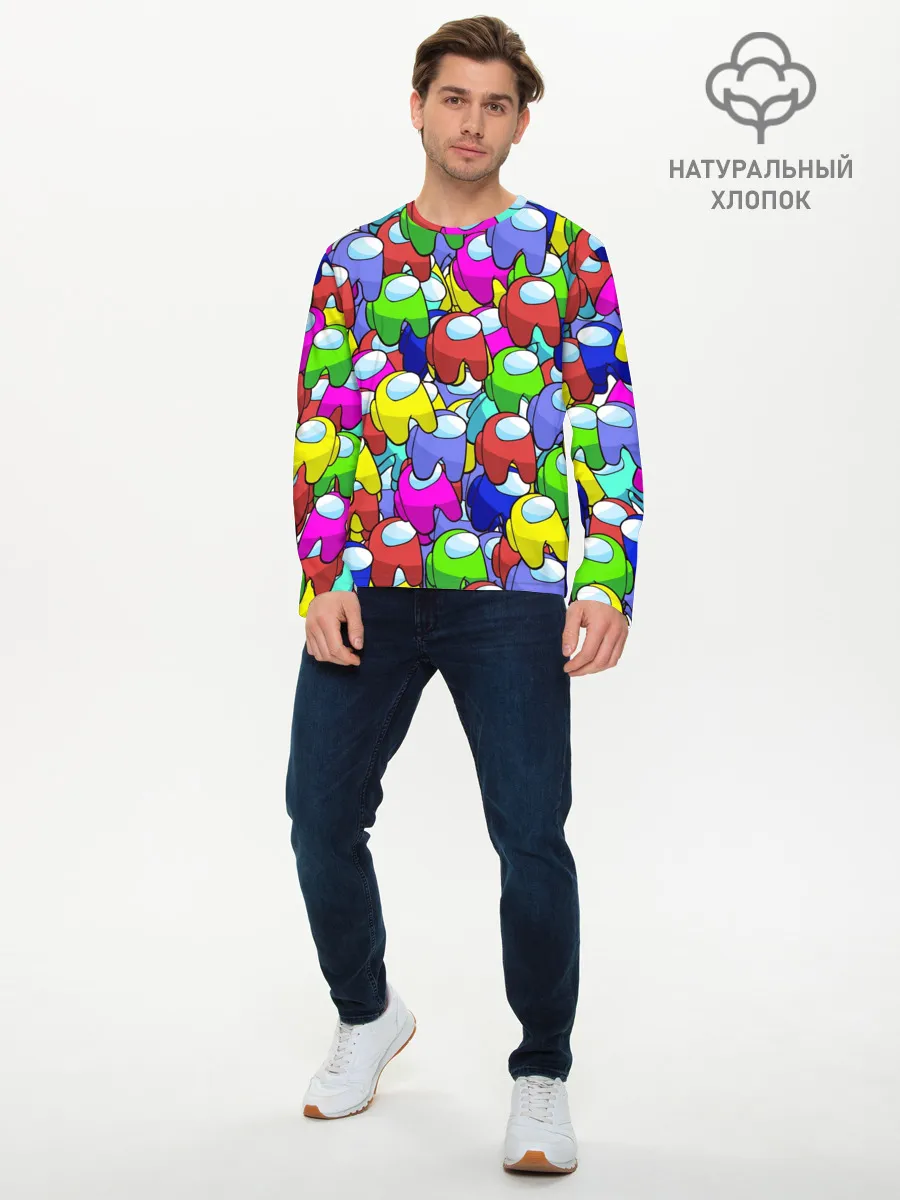 Мужской лонгслив базовый / AMONG US