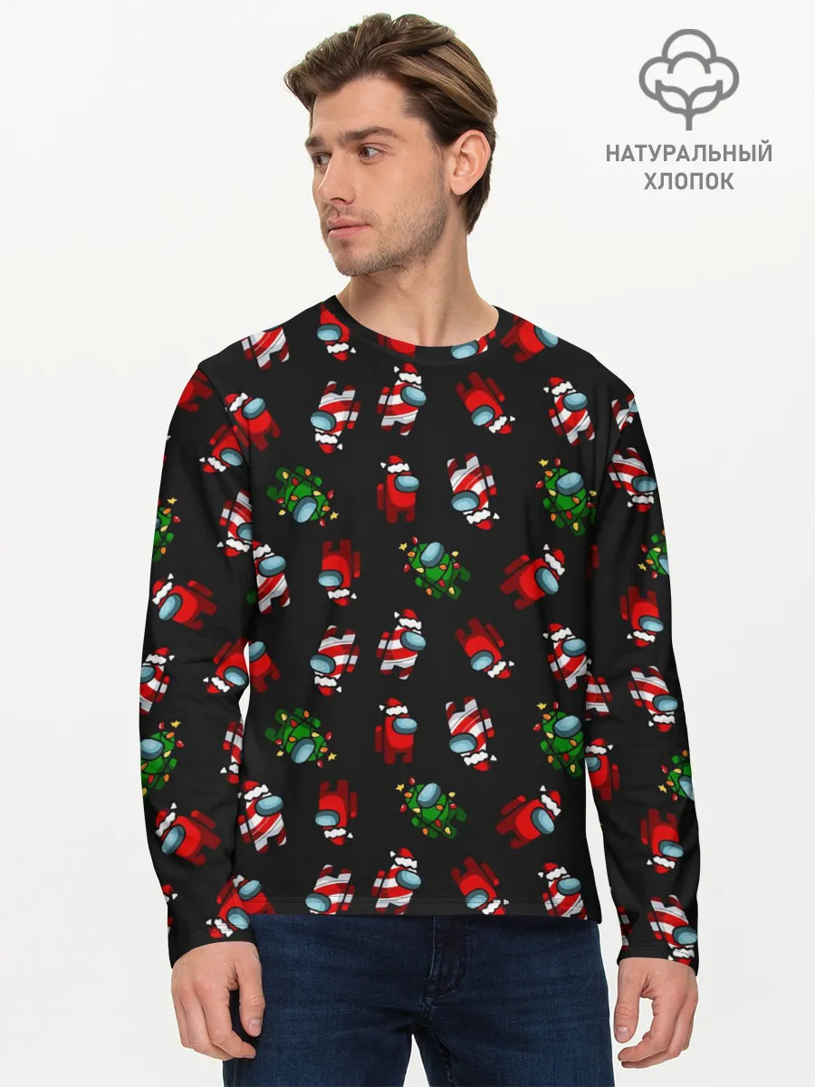 Мужской лонгслив базовый / AMONG US