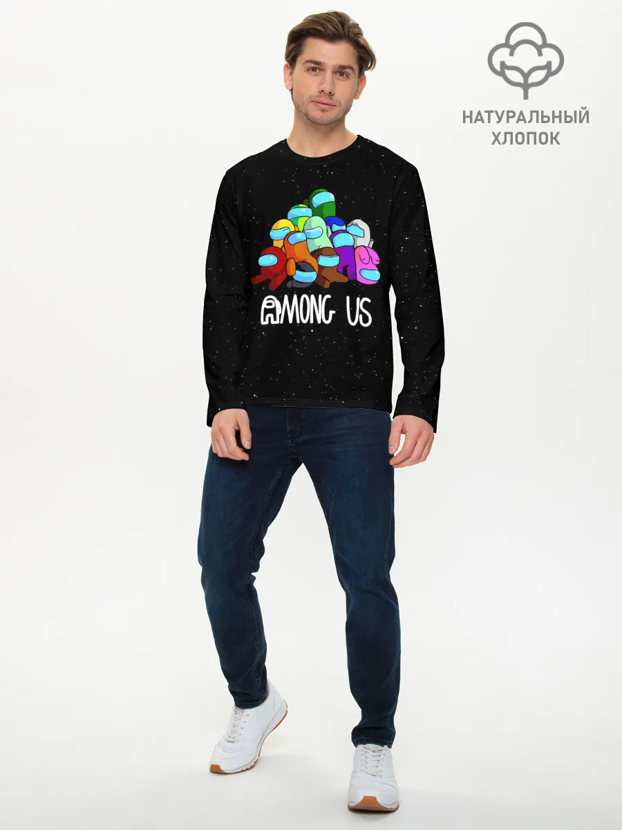 Мужской лонгслив базовый / AMONG US