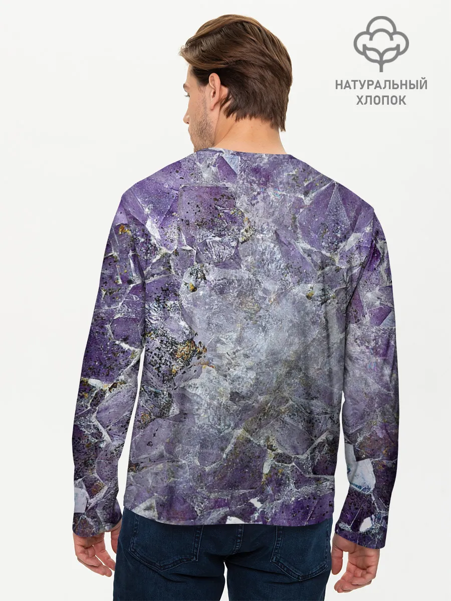 Мужской лонгслив базовый / Роза инков