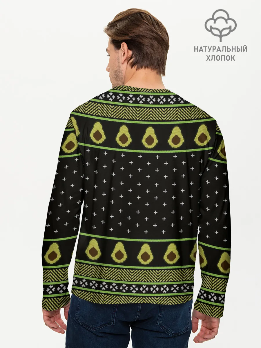 Мужской лонгслив базовый / Avo christmas