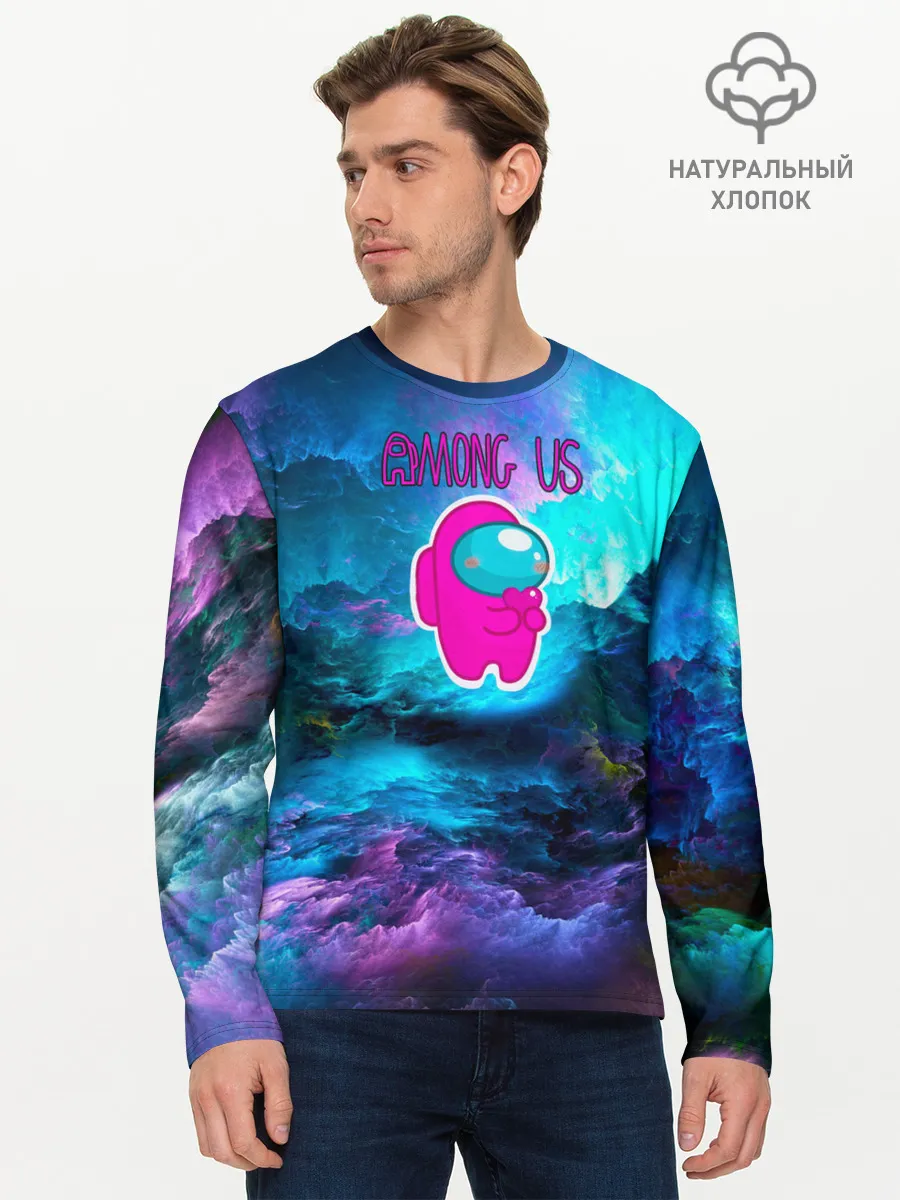 Мужской лонгслив базовый / Among Us