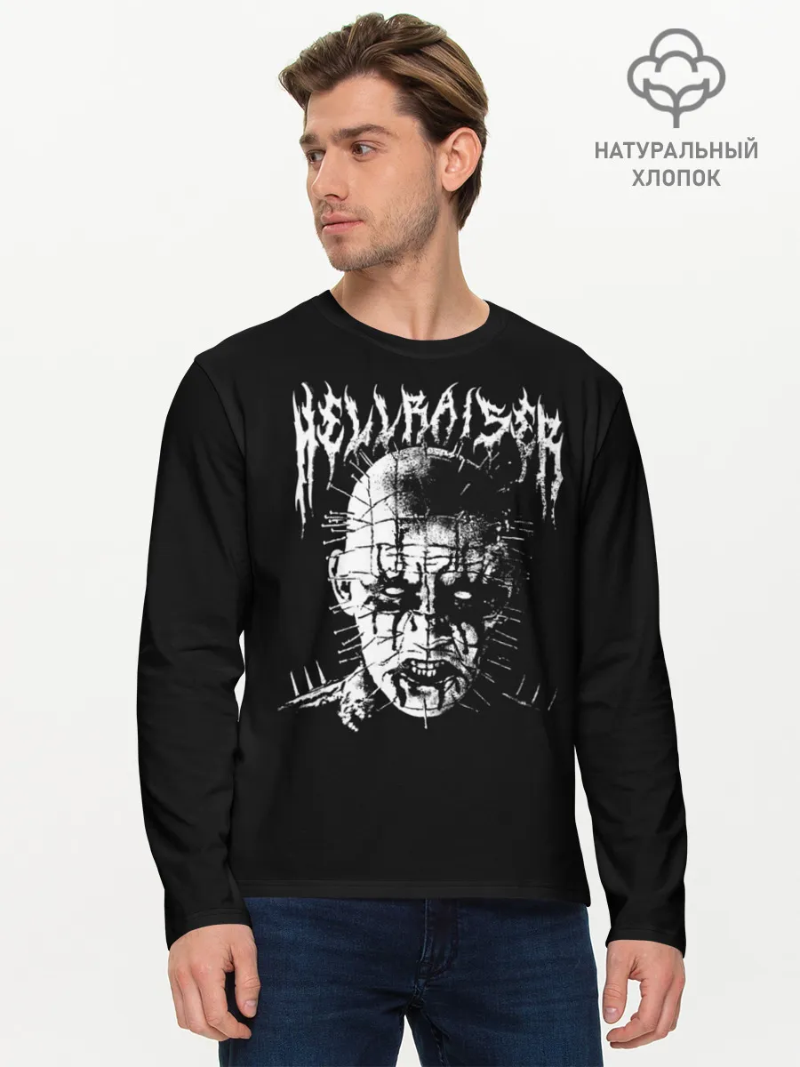 Мужской лонгслив базовый / Hellraiser